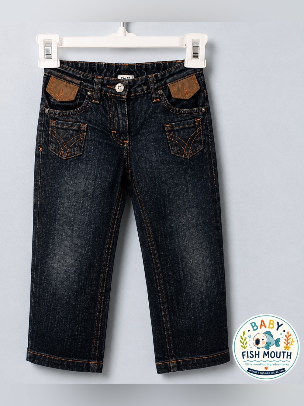 Vintage D&G Dolce & Gabbana Junior Dark Wash Denim Jeans | Kids (6Y)